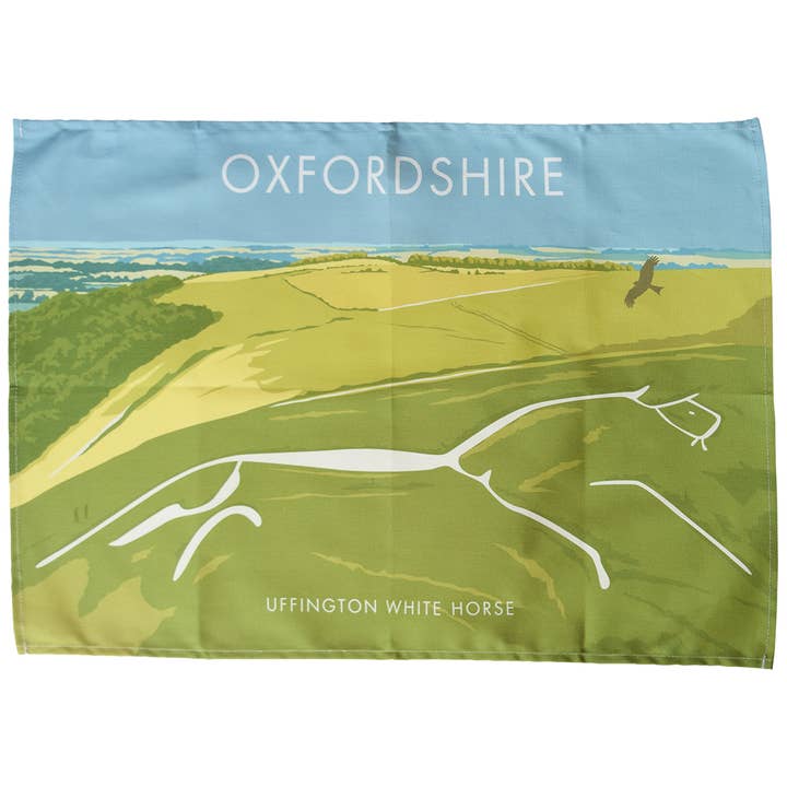 Torchon Oxfordshire - Uffington White Horse pour la vente par Town Towels