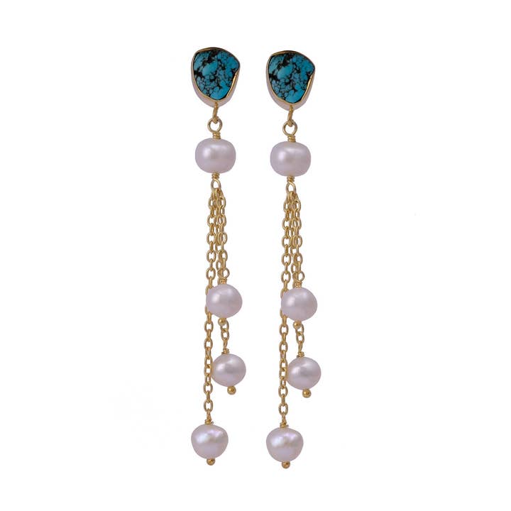 Falling Grace earrings for wholesale by Seher Sf