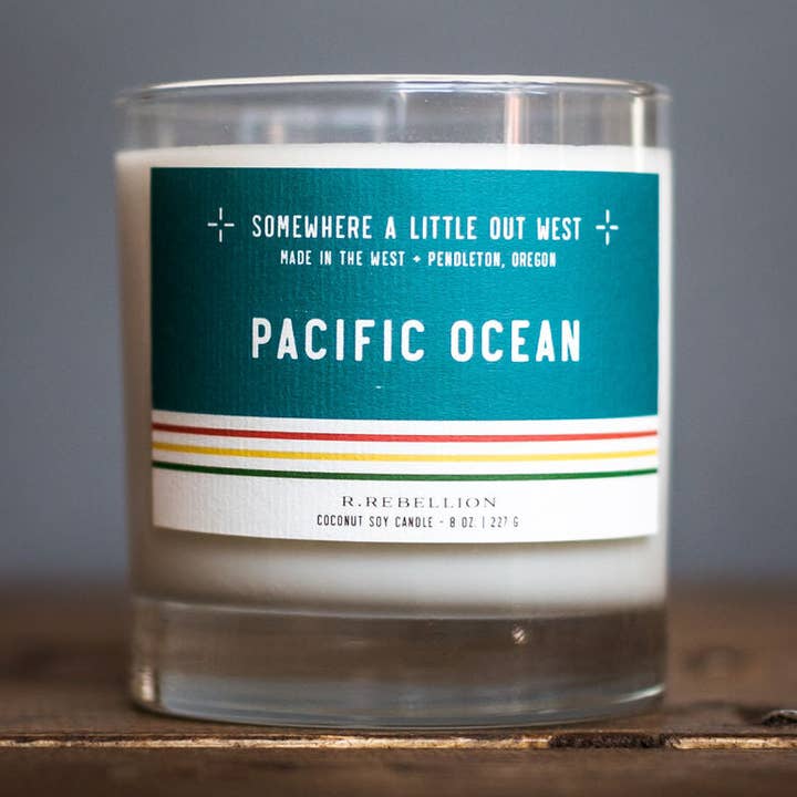 Bougie Océan Pacifique 8 oz. pour la vente par R. Rebellion