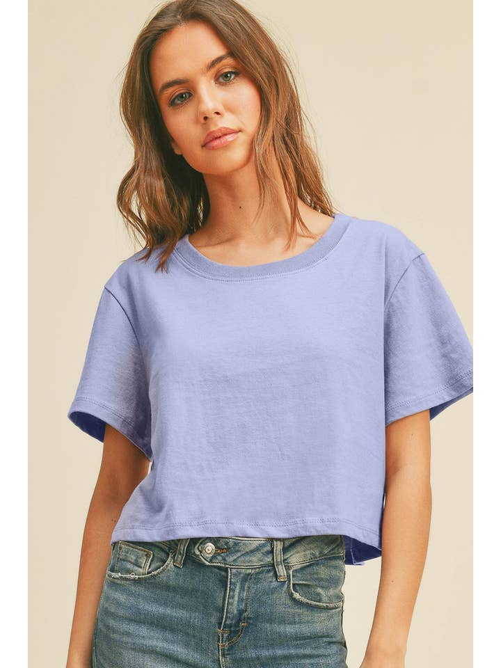 Honestee - Wholesale T-Shirt - Women's - Blank Short Cropped T-Shirt18