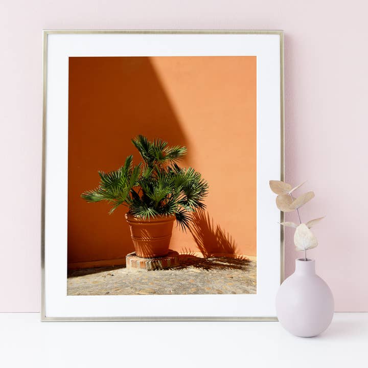 Palm Tree Minimalist Art Print for wholesale by Veni Etiam Photography