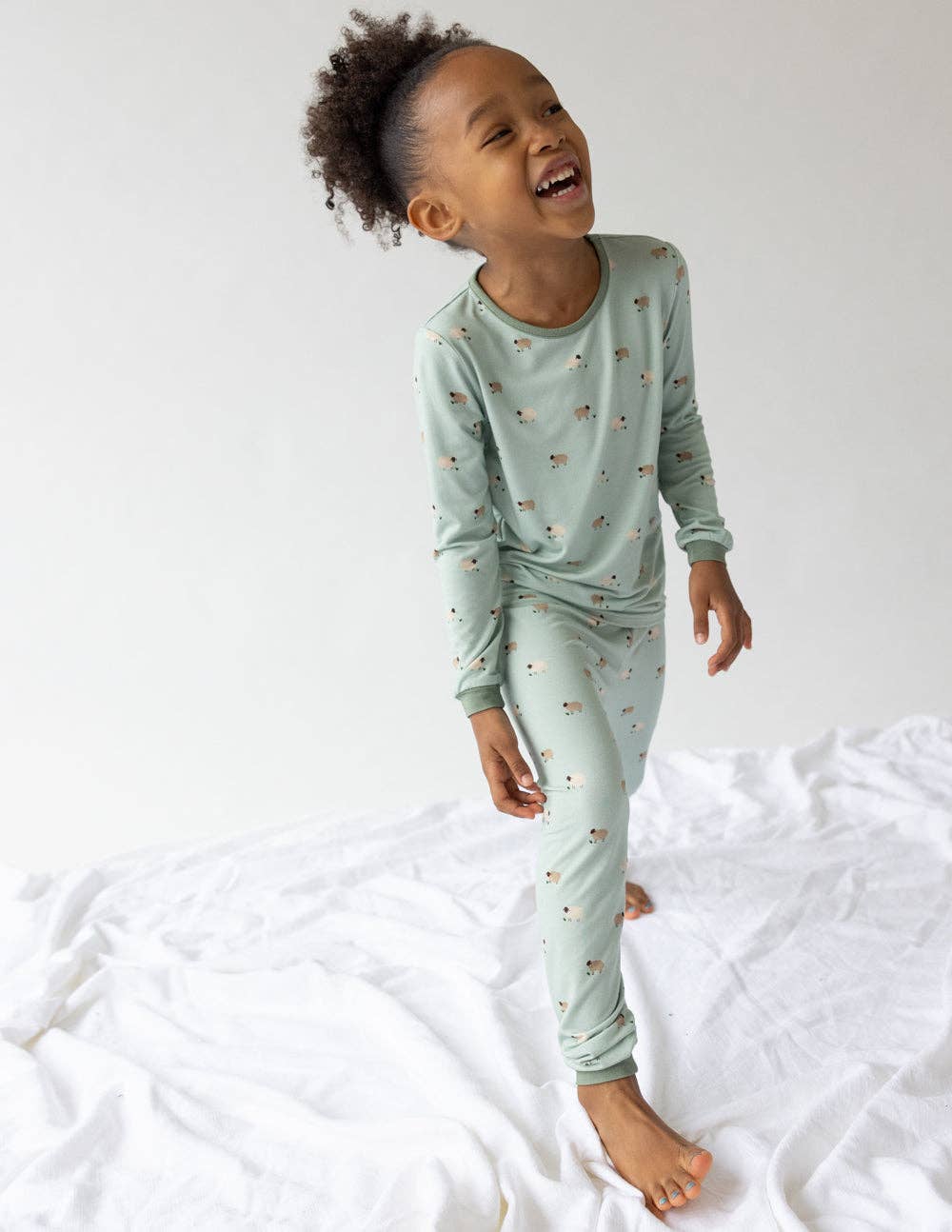 Elevated Faith - Wholesale Sleepwear Set - Kids - Lamb Bamboo Kids Pajama Set3