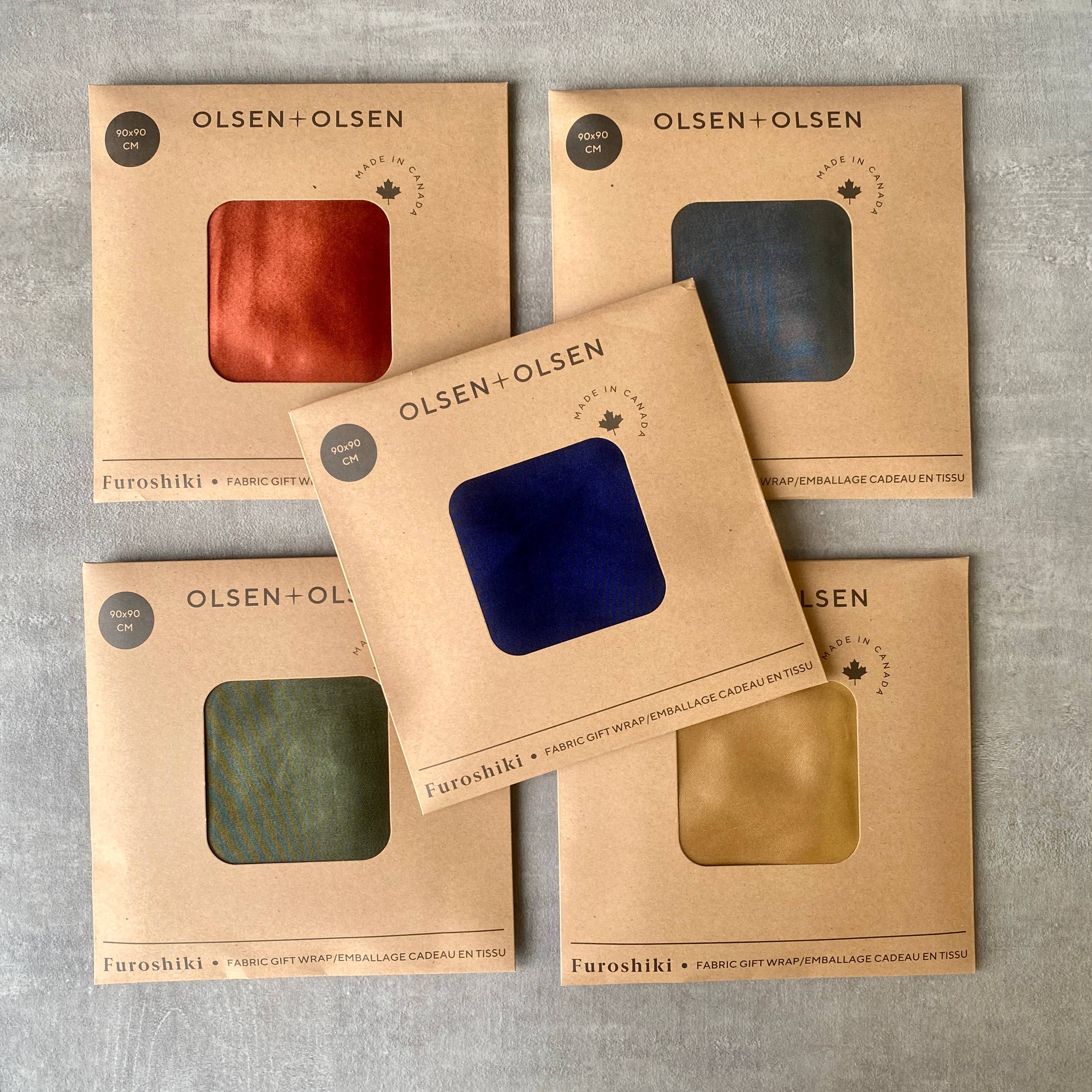 OLSEN+OLSEN - Wholesale Flat Wrap - Furoshiki - Silky gift wrapping - Copper6
