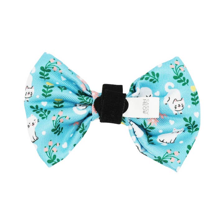 SASSY WOOF - Wholesale Pet Bow Tie - Cat - Cat Bowtie - Purrs & Petals (Cat)