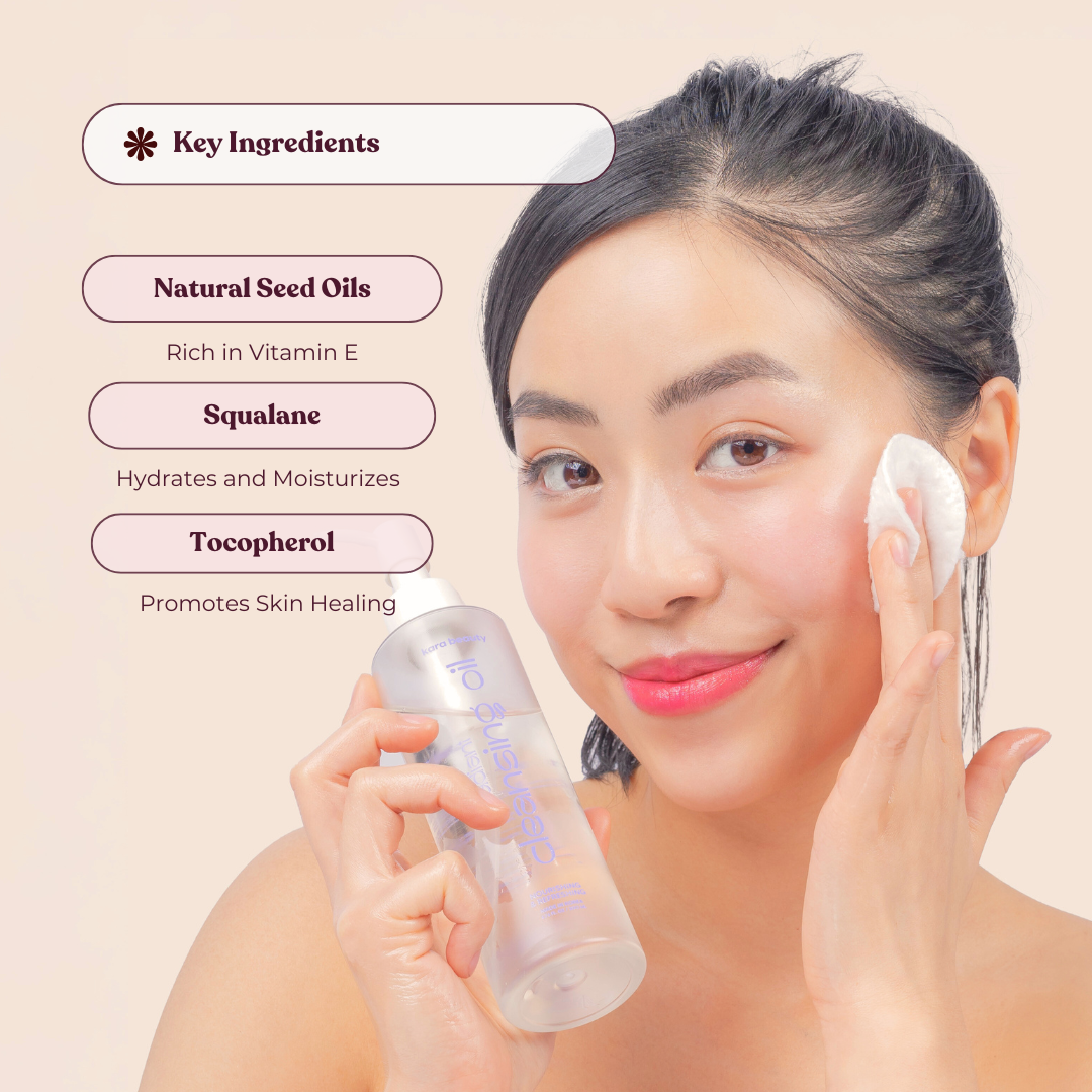 Kara Beauty – Engroshandel Ansigtsrens – Radiant Cleansing Oil - nærende renseolie3