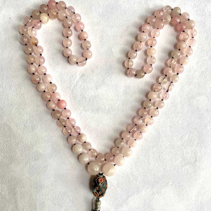 Eleos Mala - Sensibilidad - Cuarzo rosa para venta al por mayor de i.am.gretchen