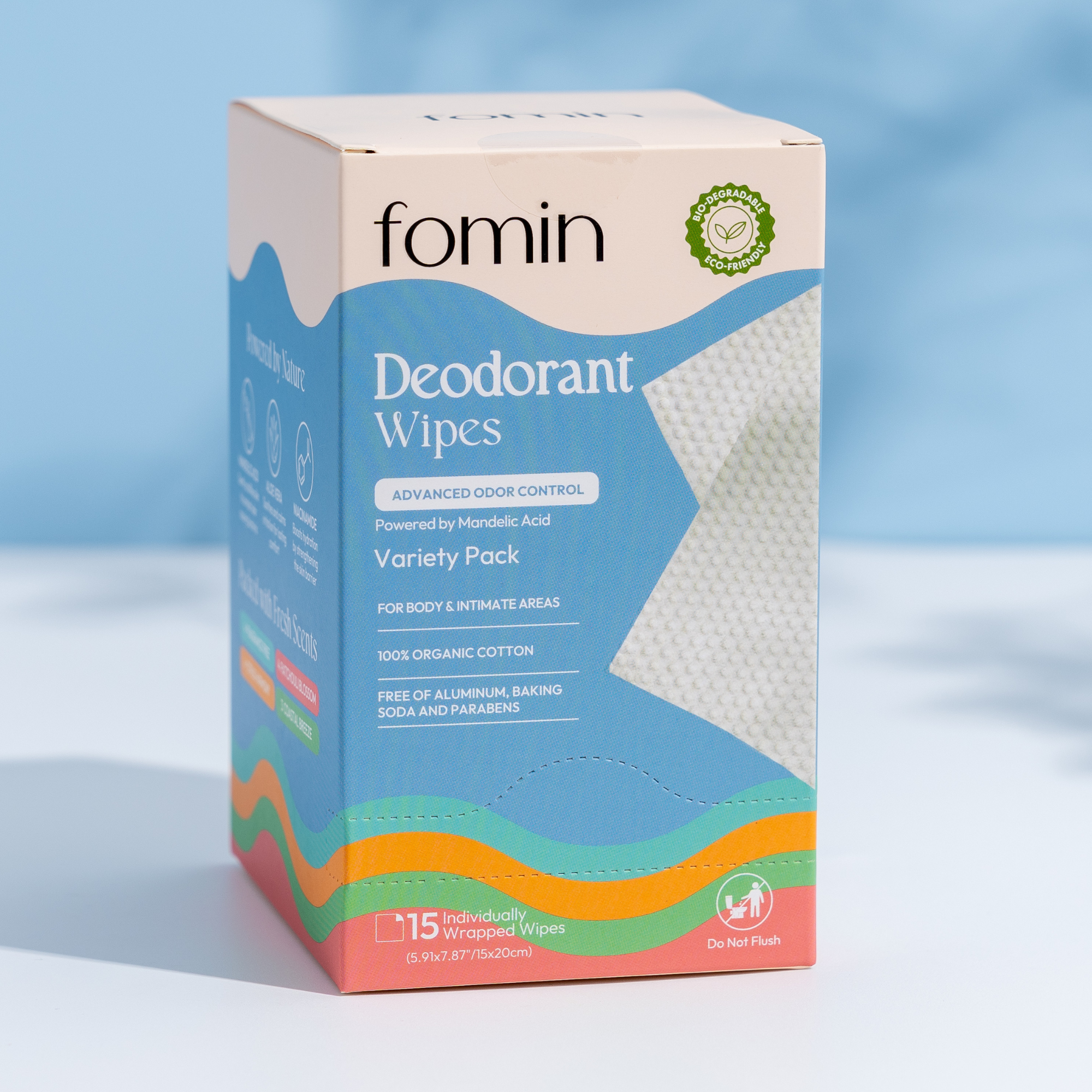 Fomin - Wholesale Face & Body Wipes - Acidified Deodorant Wipes9