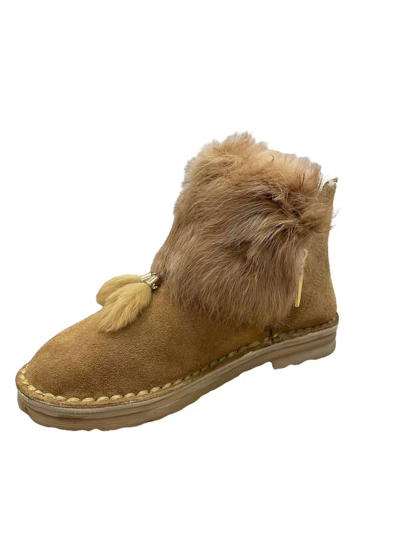 OOG – wholesale Stövlar - Dam – OB5926 Camel OOG Dam Läderstövlar2