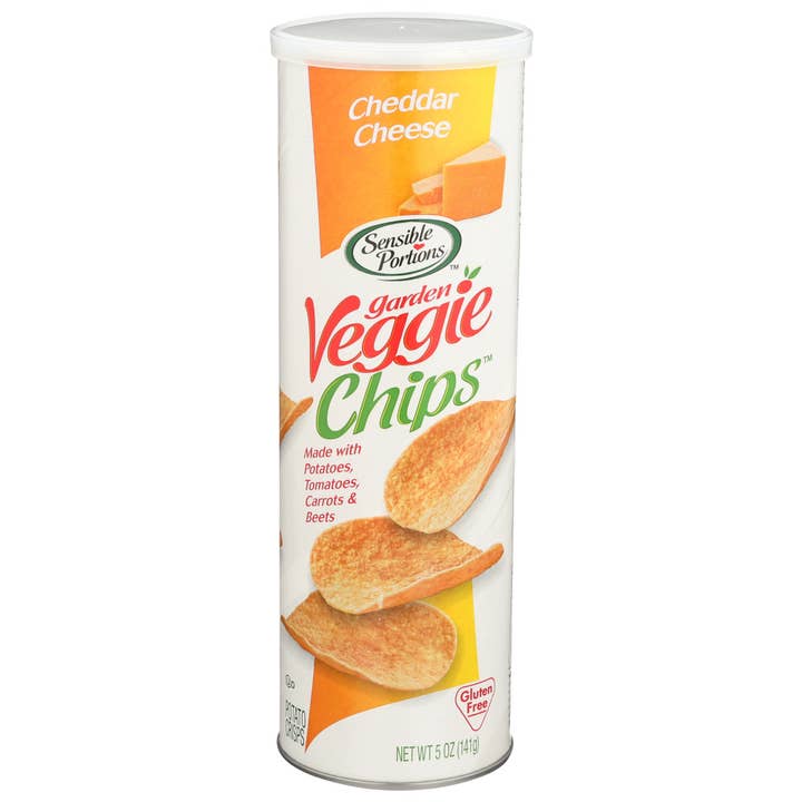 Sensible Portions Chip Garden Veggie Cheddar Ca 5 oz for wholesale by KeHE Distributors, LLC