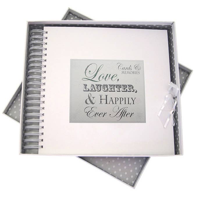Wedding Love Latter - Kort & Hukommelsesbog (LW10) for engroshandel hos White Cotton Cards