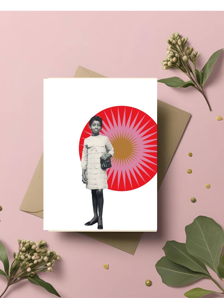 Alice Fine Art Greeting Card for wholesale by Blacartistry