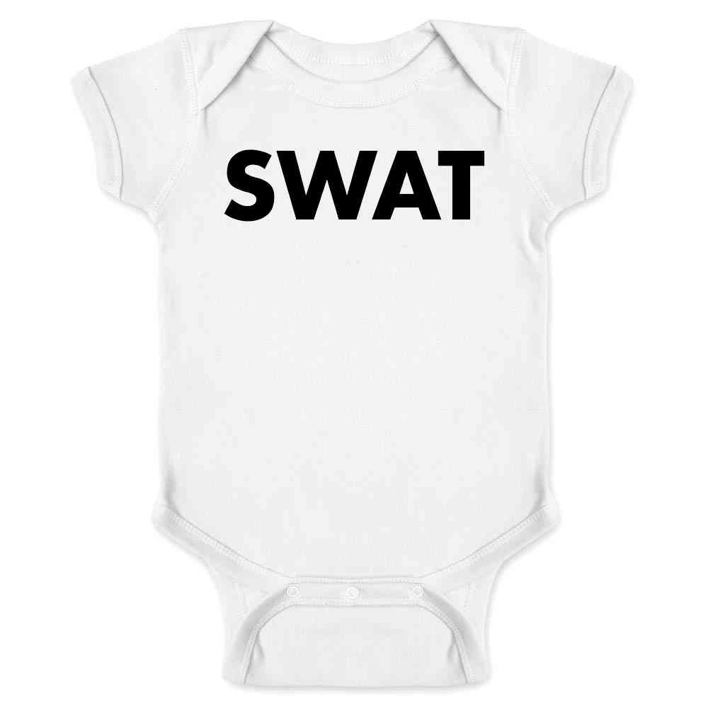 Pop Threads - Vente Body (sans pieds) – bébé - Body pour bébé SWAT Team Police Classic Cosplay Staff1