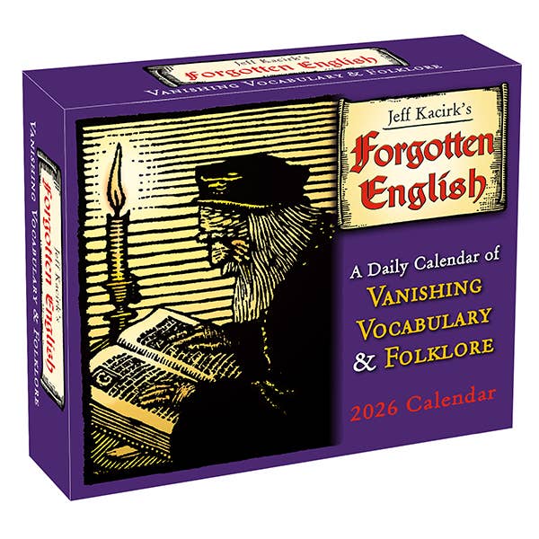 Forgotten English 2026 Daily Calendar for wholesale by Sellers Publishing