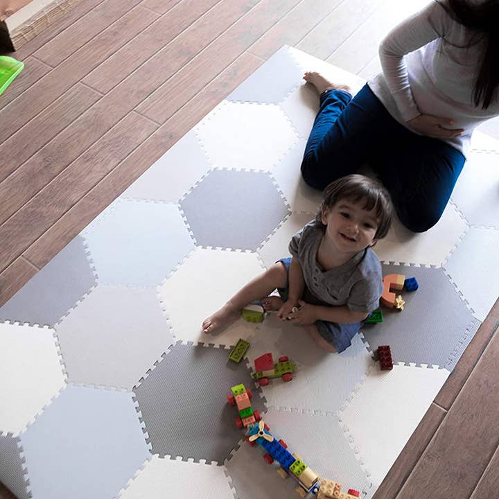 Baby Brielle - Wholesale Play Mat - Kids & Baby - Interlocking Hexagon Foam Tile Activity Mat6
