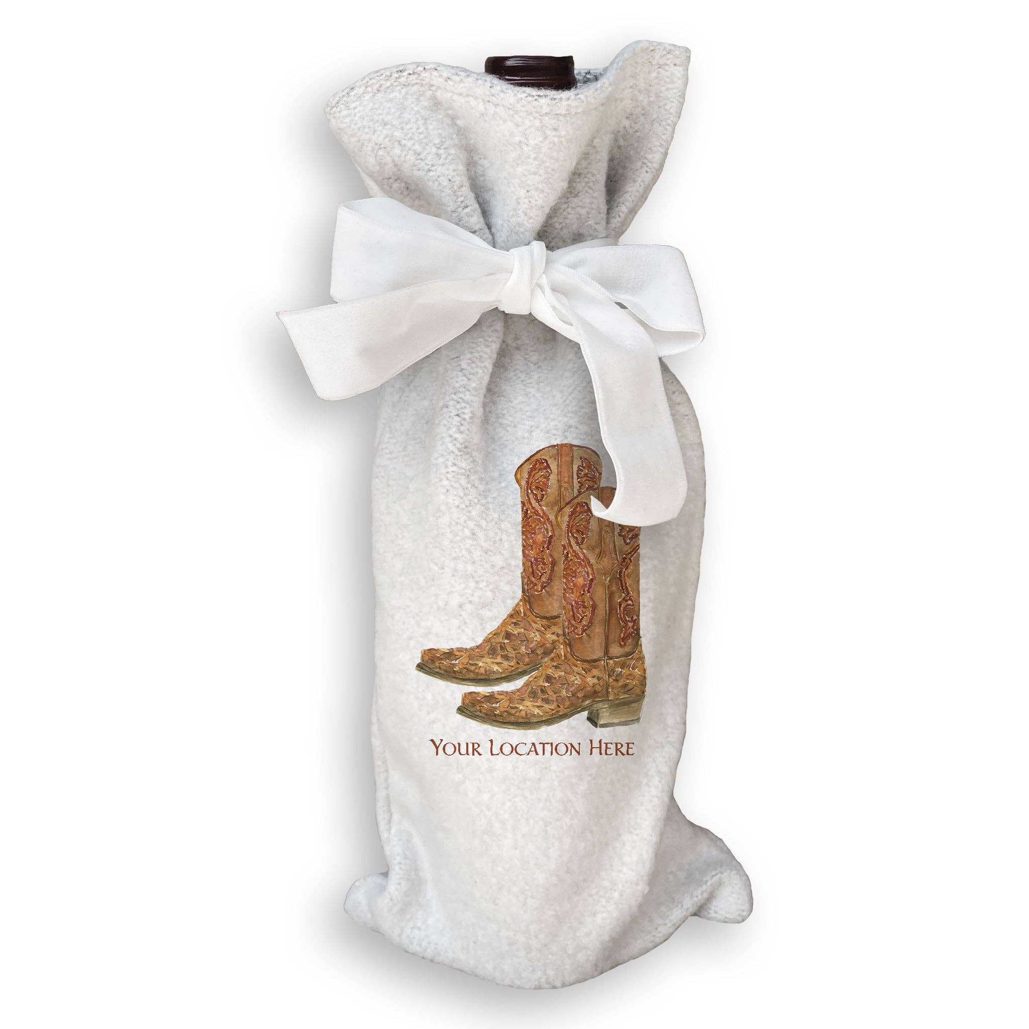 French Graffiti – Engroshandel Viskestykke – Brune cowboystøvler med placering16