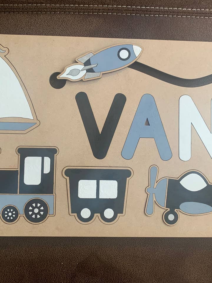 Custom Name Puzzle for wholesale by Ameliore LLC