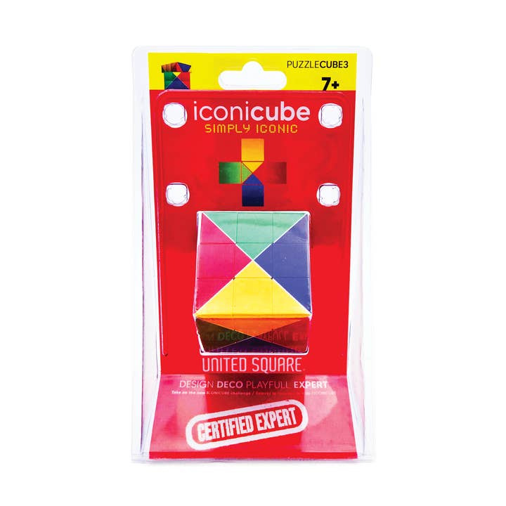 CUBO PUZZLE QUADRADO UNITED 3x3 por atacado de ICONICUBE