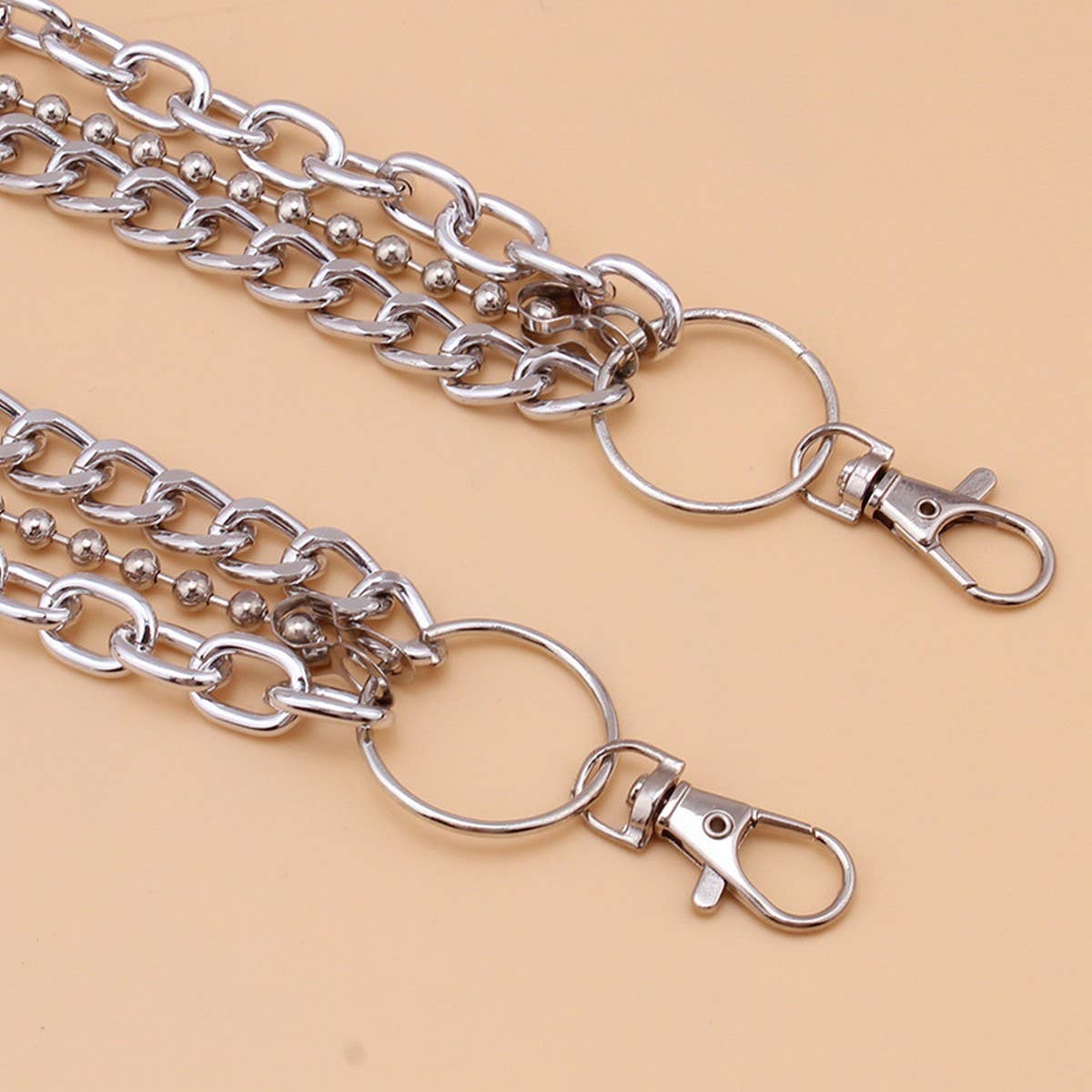 TYPE  MINIMALIST RETRO HIP HOP PANTS CHAIN_CWMM0671 for wholesale on Faire6