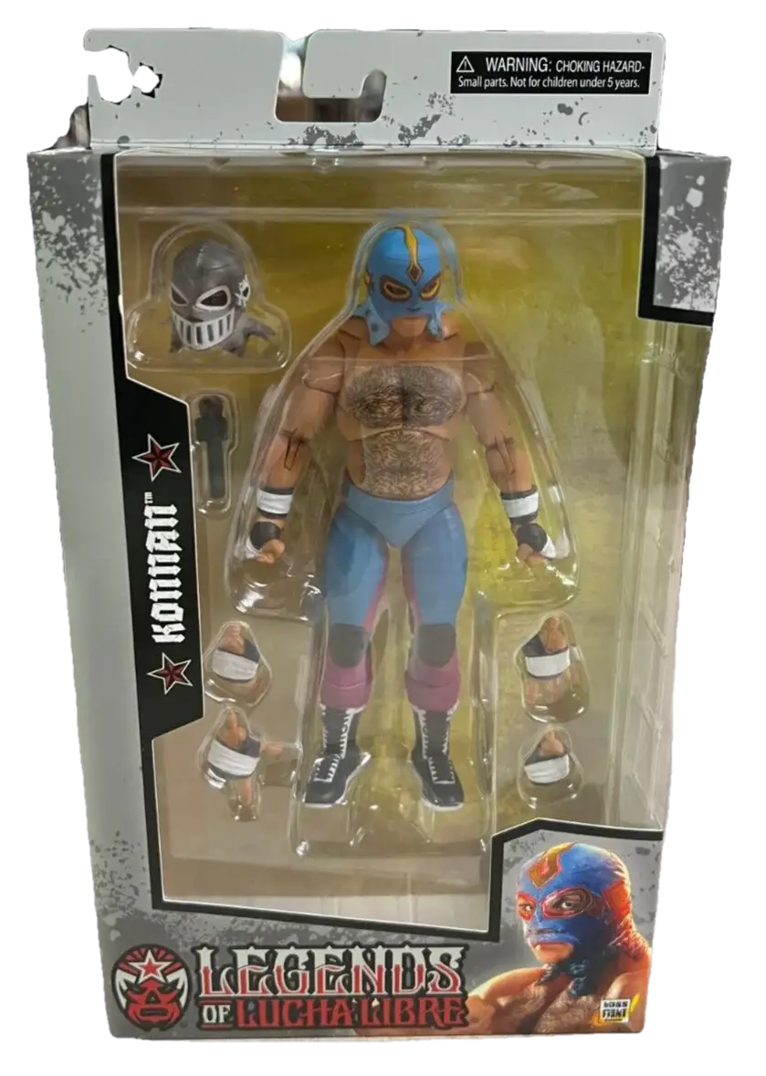 Boss Fight Studio Llc - Wholesale Figurine Toy - Kids - Legends of Lucha Libre - Premium Collector Action Figure - Wave 2 - KONNAN1