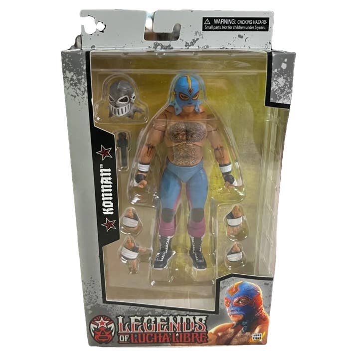 Boss Fight Studio Llc - Wholesale Figurine Toy - Kids - Legends of Lucha Libre - Premium Collector Action Figure - Wave 2 - KONNAN1