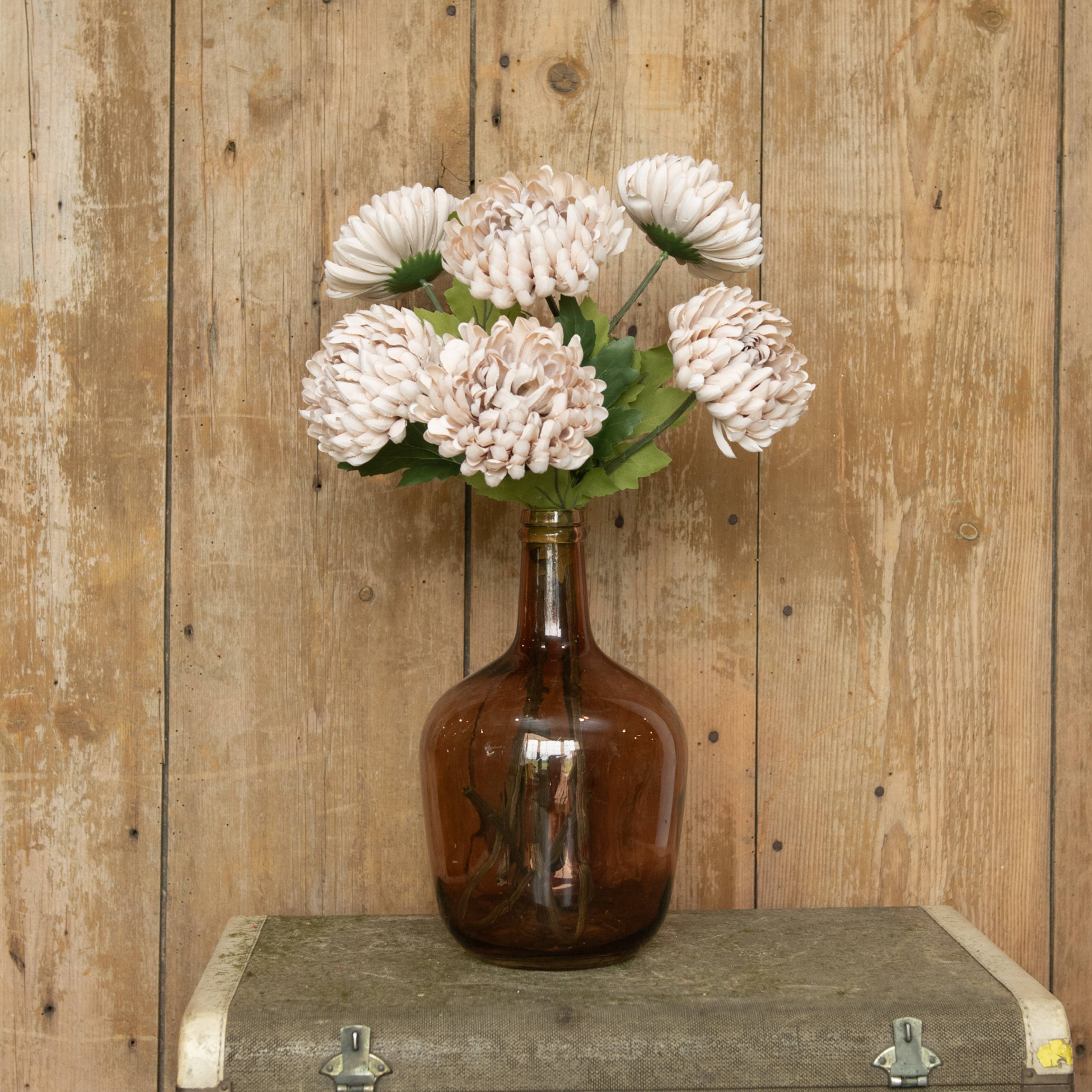 Ragon House - Wholesale Artificial Flowers - 24.5" AUTUMN CREAM MUM SPRAY3