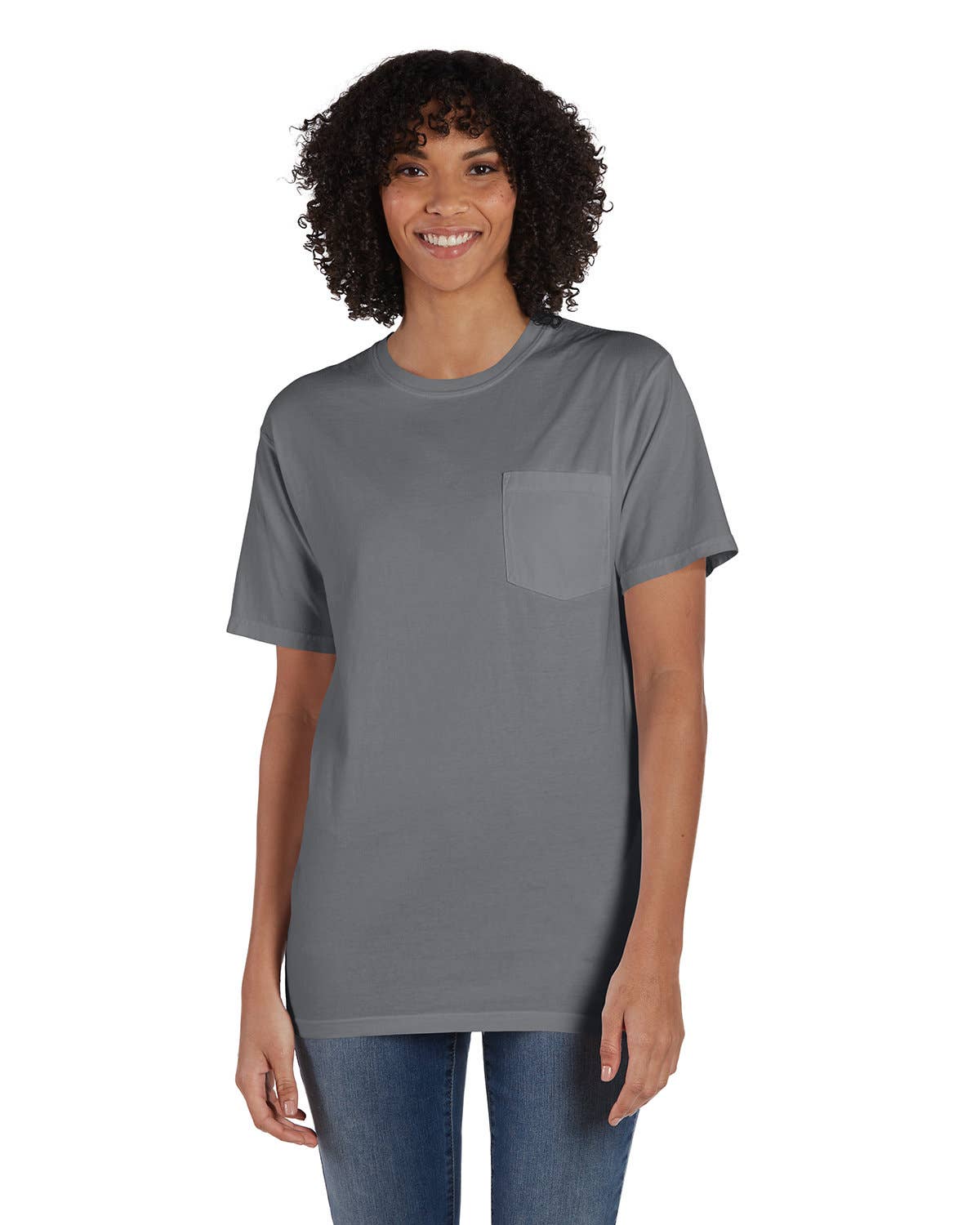Total Apparel - Wholesale T-Shirt - Women's - ComfortWash by Hanes GDH150 - Garment-Dyed T-Shirt w/ Pocket5