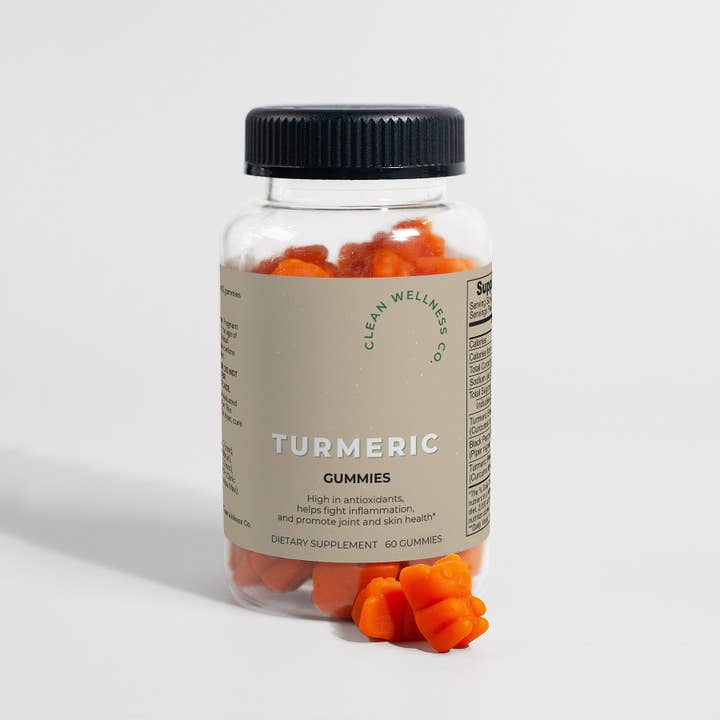Clean Wellness Co - Wholesale Oral Supplement/Vitamin - Turmeric Gummies