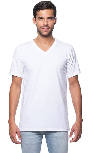 Royal Apparel - Wholesale T-Shirt - Men's - Unisex Organic Short Sleeve V-neck4