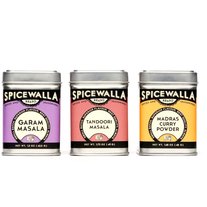 Spicewalla - Venta al por mayor Mezclas de especias - Set de regalo de la colección Chai Pani Masala, paquete de 3