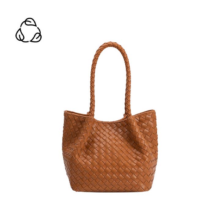 Melie Bianco - Wholesale Top Handle Bag - Women's - Anahi Saddle Recycled Vegan Top Handle Bag