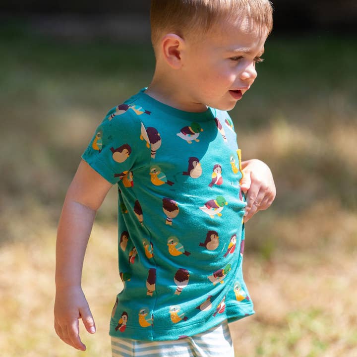 Garden Birds Organic T-Shirt & Jogger Playset for wholesale on Faire7