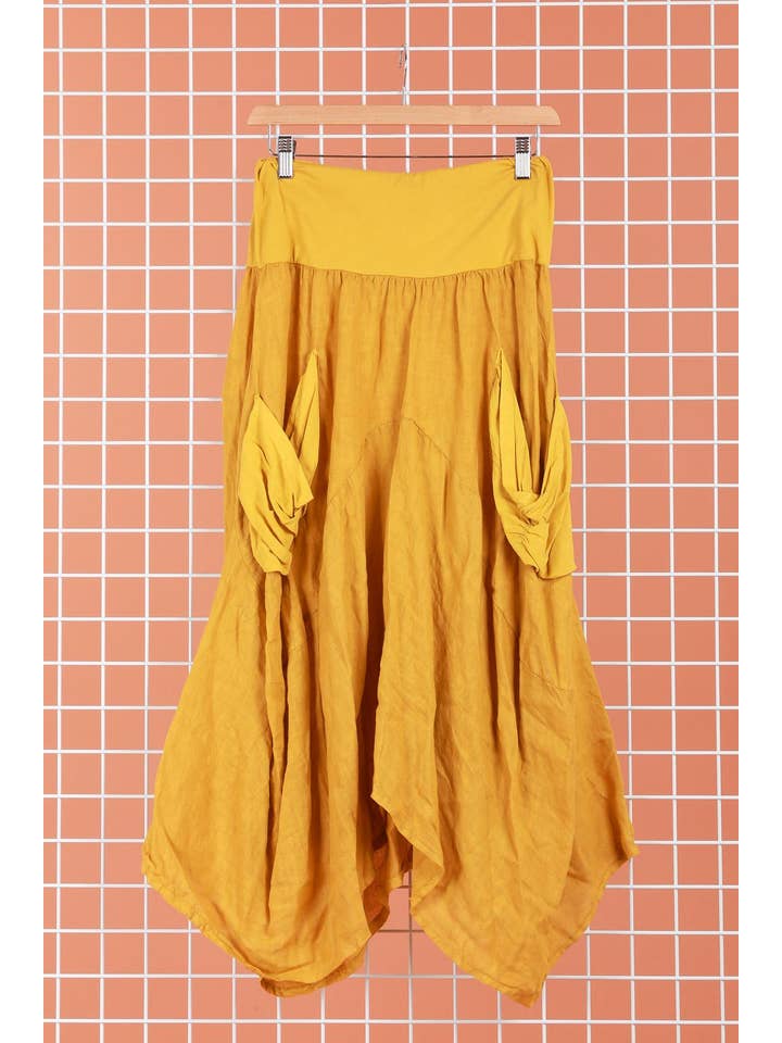 la maison des fibres naturelles – wholesale Kjol - Dam – Linnekjol i storlek One Size (US 12-16, UK 8-12, EU 40-44)1