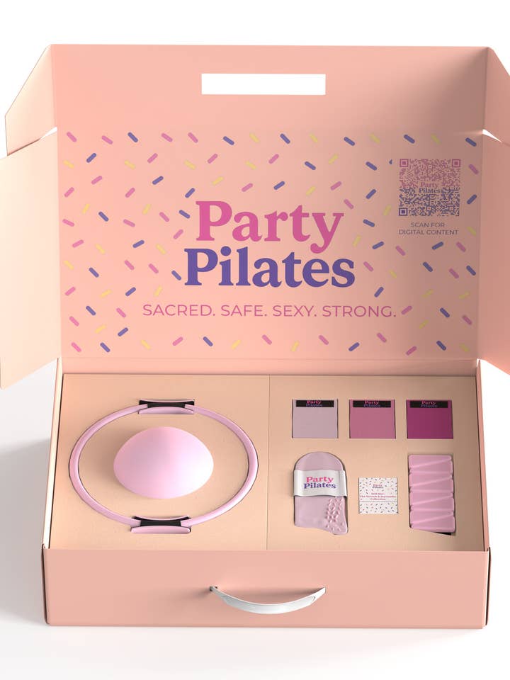 Kit Essentiel de Pilates – Coffret Cadeau Bien-être Rose Blush pour la vente par Party Pilates