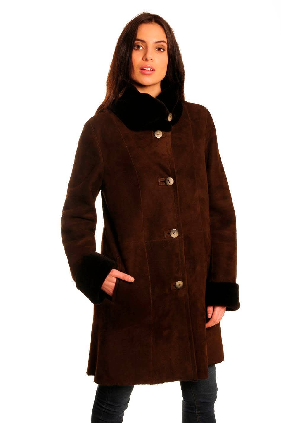 Head DANKO 17018 Women's coat 100% lambskin. High Quality. for wholesale on Faire0