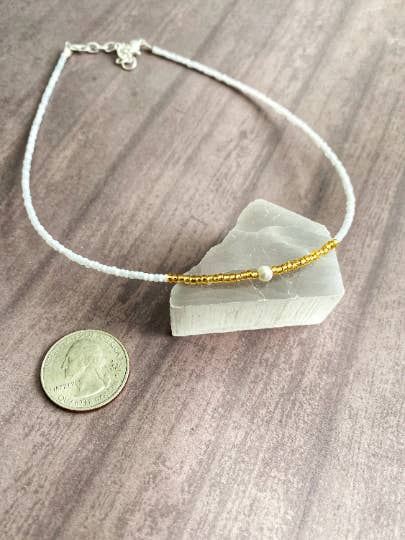 Minimalistisk fuskpärla choker för wholesale av DizzyLizzyBeads