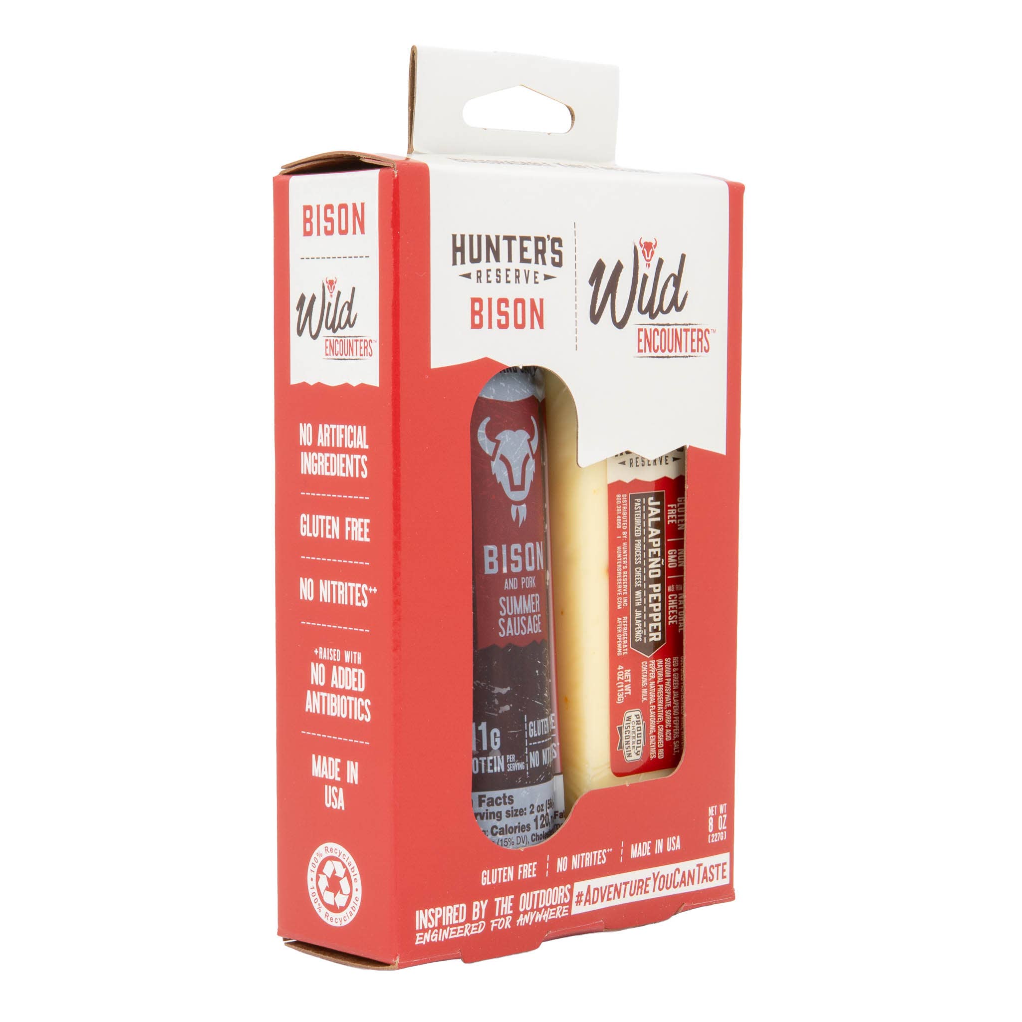 Hunter's Reserve - Wholesale Cheese - Bison & Jalapeno Pepper Cheese Wild Encounters 8