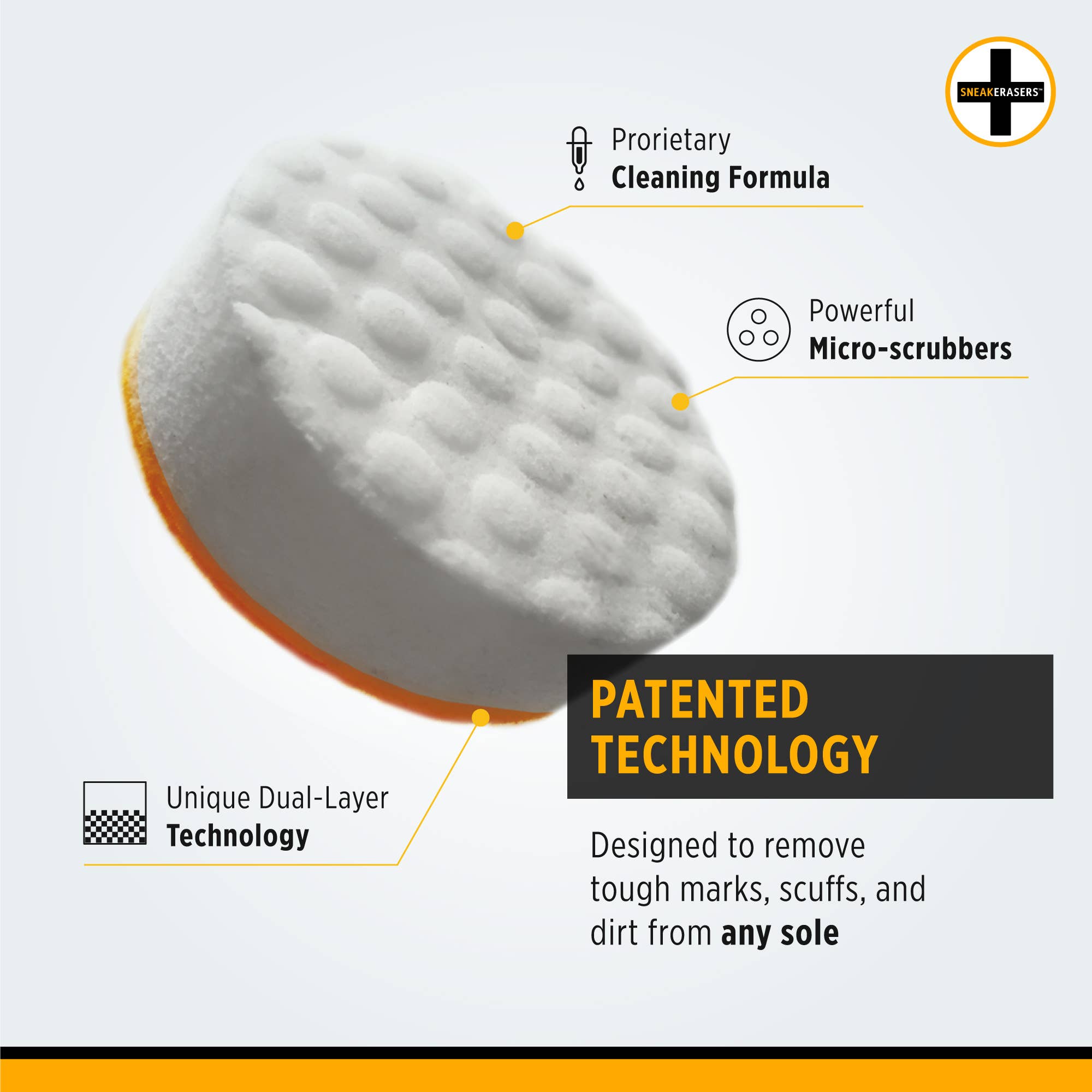 SneakERASERS - Venta al por mayor Betunes de calzado - SneakERASERS Limpiador instantáneo para zapatillas, paquete de 32