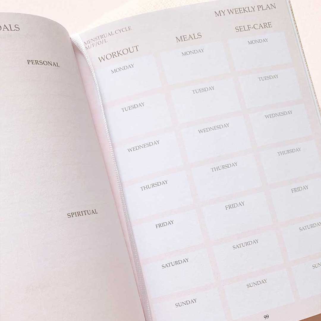 Pretty & Mindful - Wholesale Journal/Diary - FIT | Fitness & Self-Care Journal4