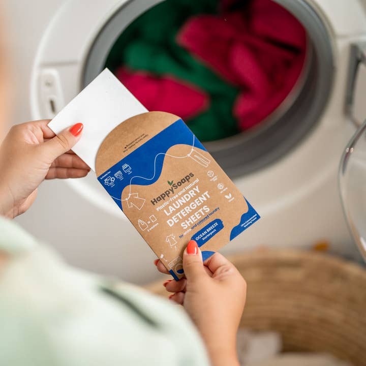 HappySoaps - Wholesale Laundry Detergent Powder/Pods - Laundry Sheets - Colored Laundry - 35 pieces4