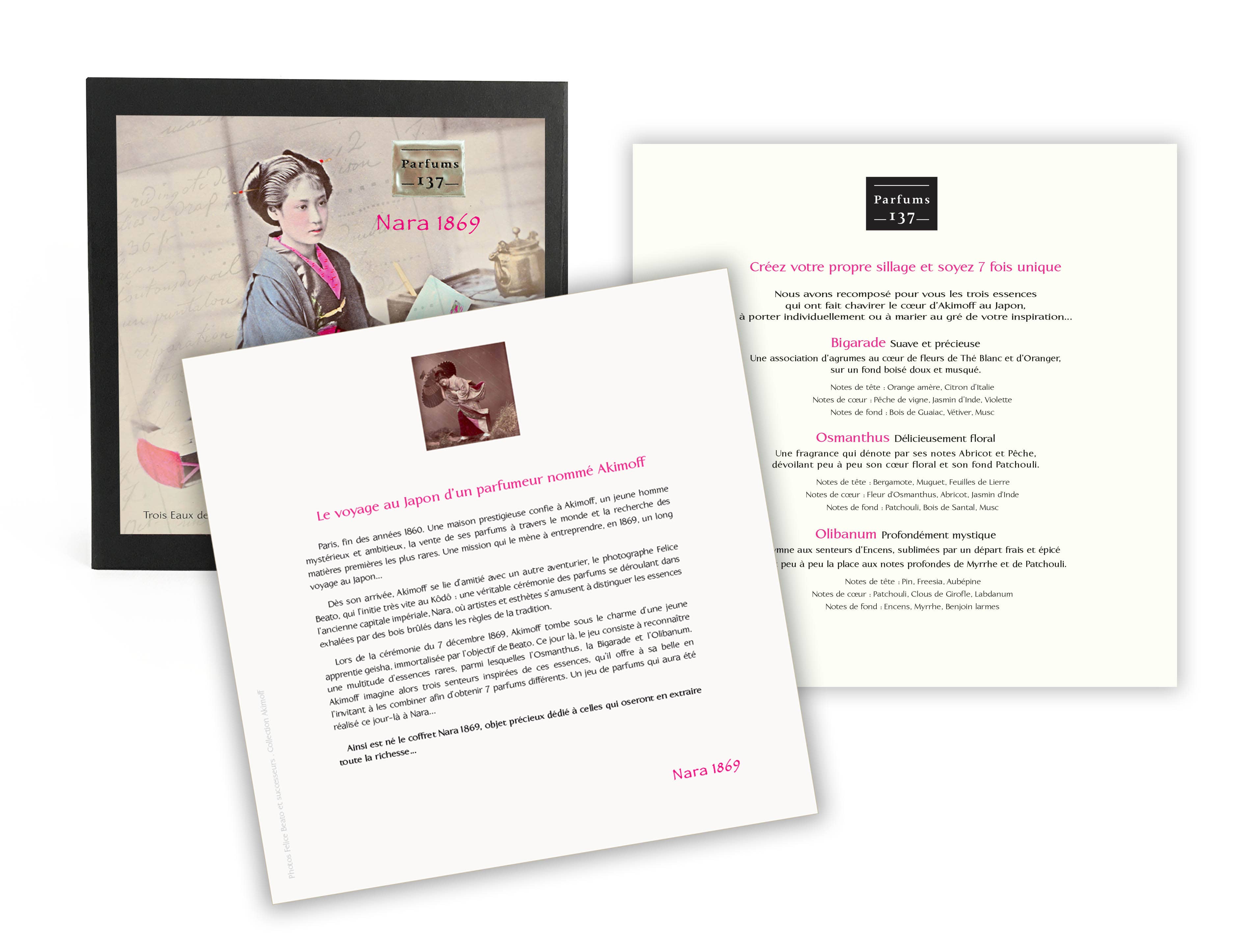 Akimoff Collections - Vente Coffrets de parfums à offrir - COFFRET NARA 18692