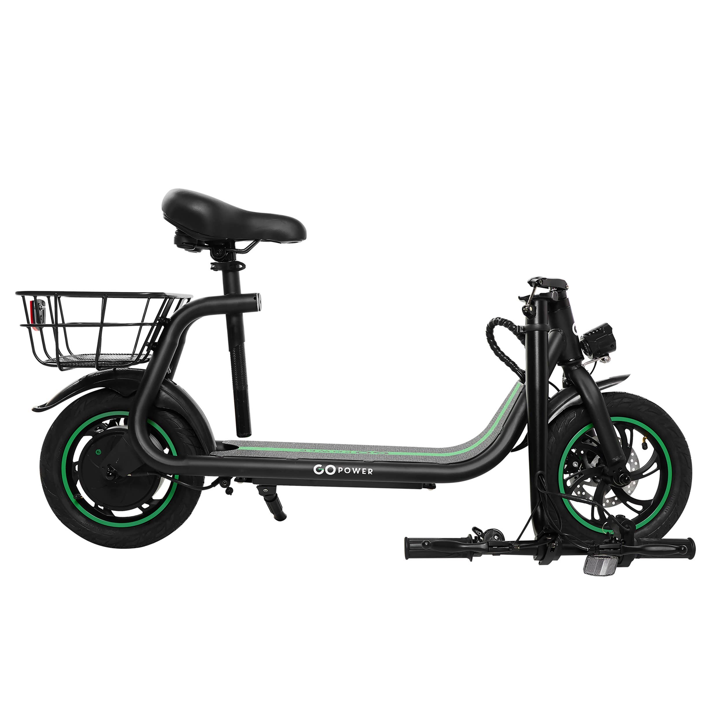 Gopowerbike - Wholesale Bike/Scooter - Kids - GoPowerBike GoFlow Electric Scooter with Seat and Basket3