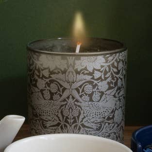 William Morris Strawberry Thief Candle for wholesale by Portico Designs