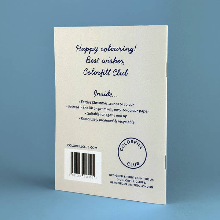 Colorfill Club - Wholesale Colouring and activity book – adult - Christmas Friends Illustrated Colouring Book4