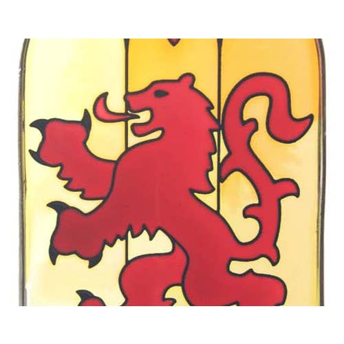 Dublin Gift Company - Venta al por mayor Atrapasoles - Panel de vidrio gótico Lion Rampant1