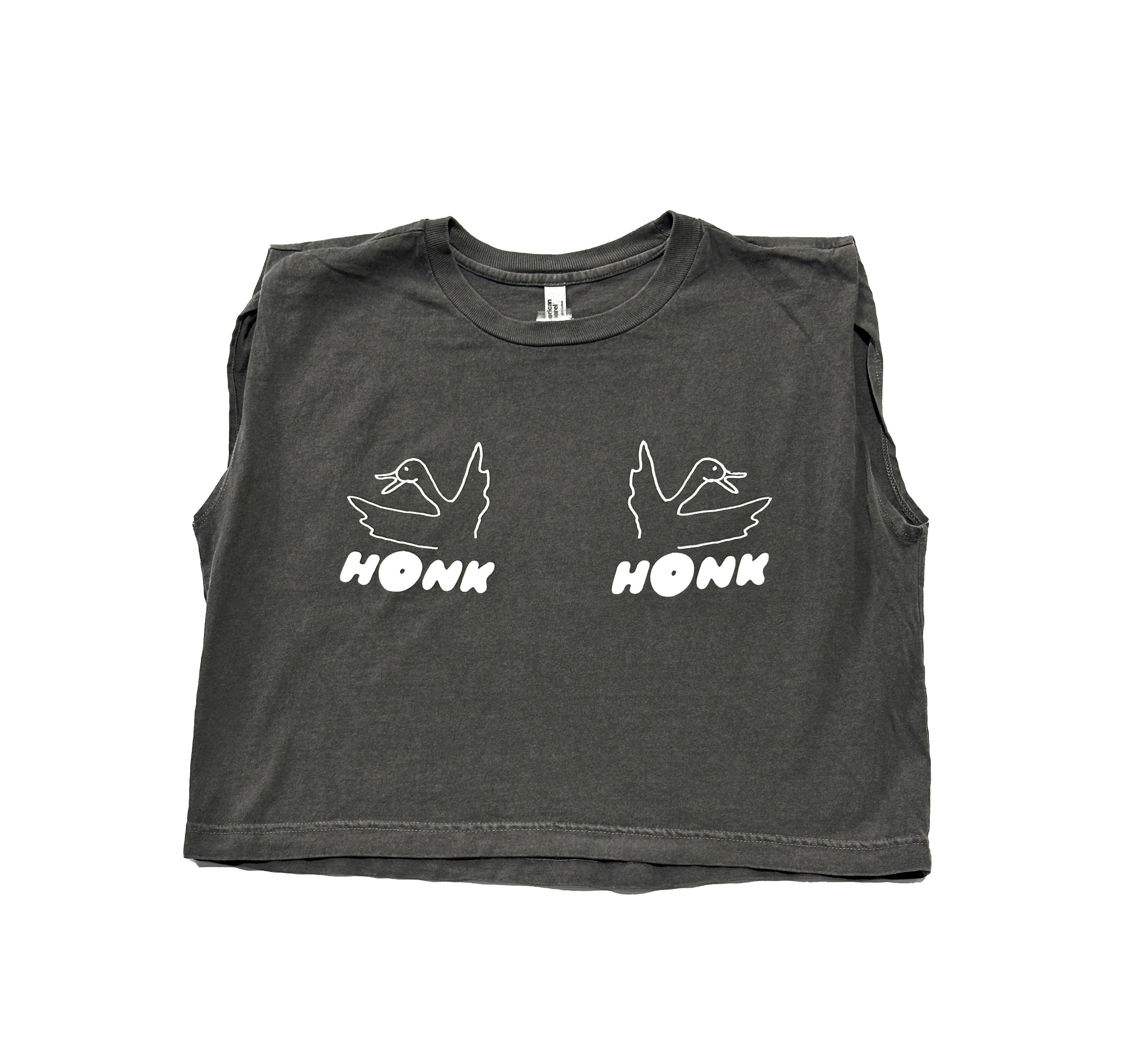 AR-T's - Wholesale Screen Printed T-Shirt - Women's - Honk Honk Crop Top