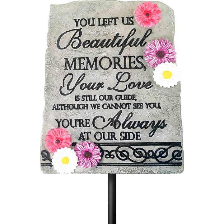 Beautiful Memories Grdn Stake for wholesale by Spoontiques, Inc