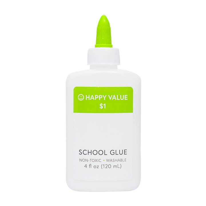Happy Value Non-Toxic & Washable School Glue 4 oz for wholesale by Deluxe Import Trading