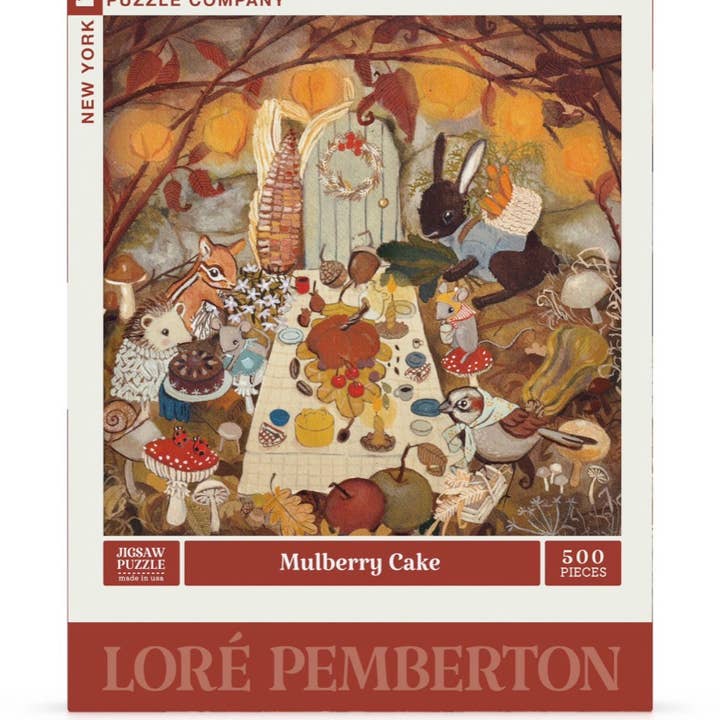 New York Puzzle Company - Wholesale Puzzle - Adult - Mulberry Cake - 500 Piece Jigsaw Puzzle