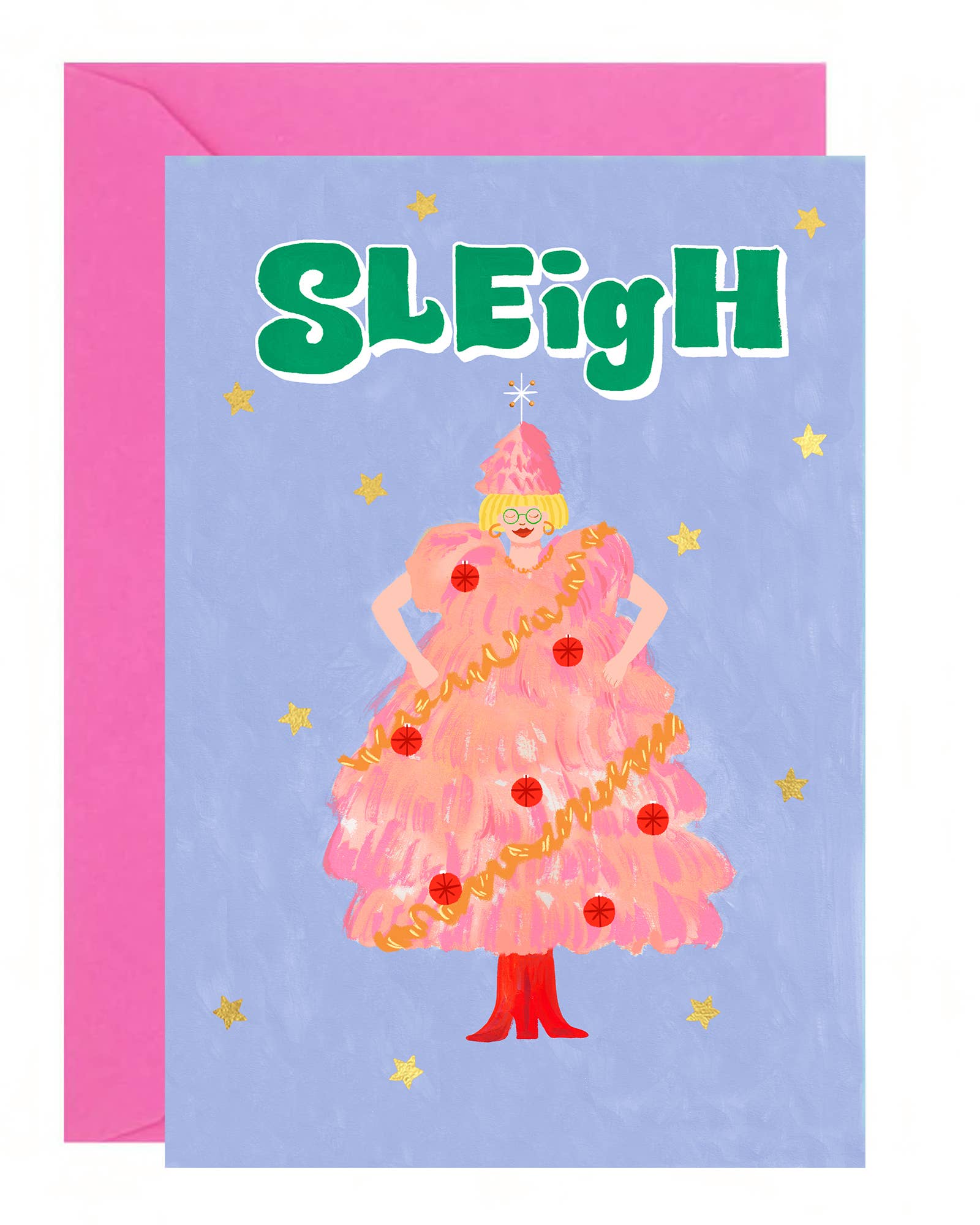 Ickaprint – wholesale Christmas card – Sleigh Christmas Card0