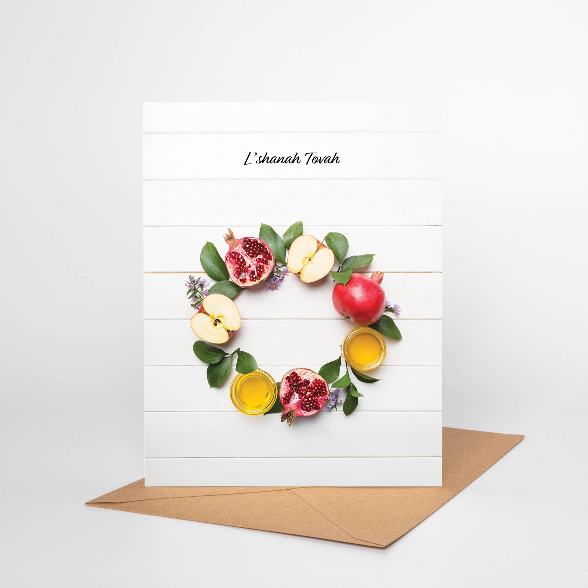 Oakwind Hollow – wholesale Rosh Hashanah-kort – Rosh Hashanah Krans Gratulationskort RH05 L'shanah Tovah2